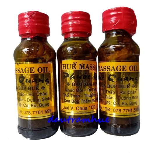 _☾  DẦU XOA BÓP HUẾ DẦU MASSAGE HUẾ PHƯỚC QUẢNG 60ML ĐẶC SẢN HUẾ NHỨC MỎI THỂ THAO GYM