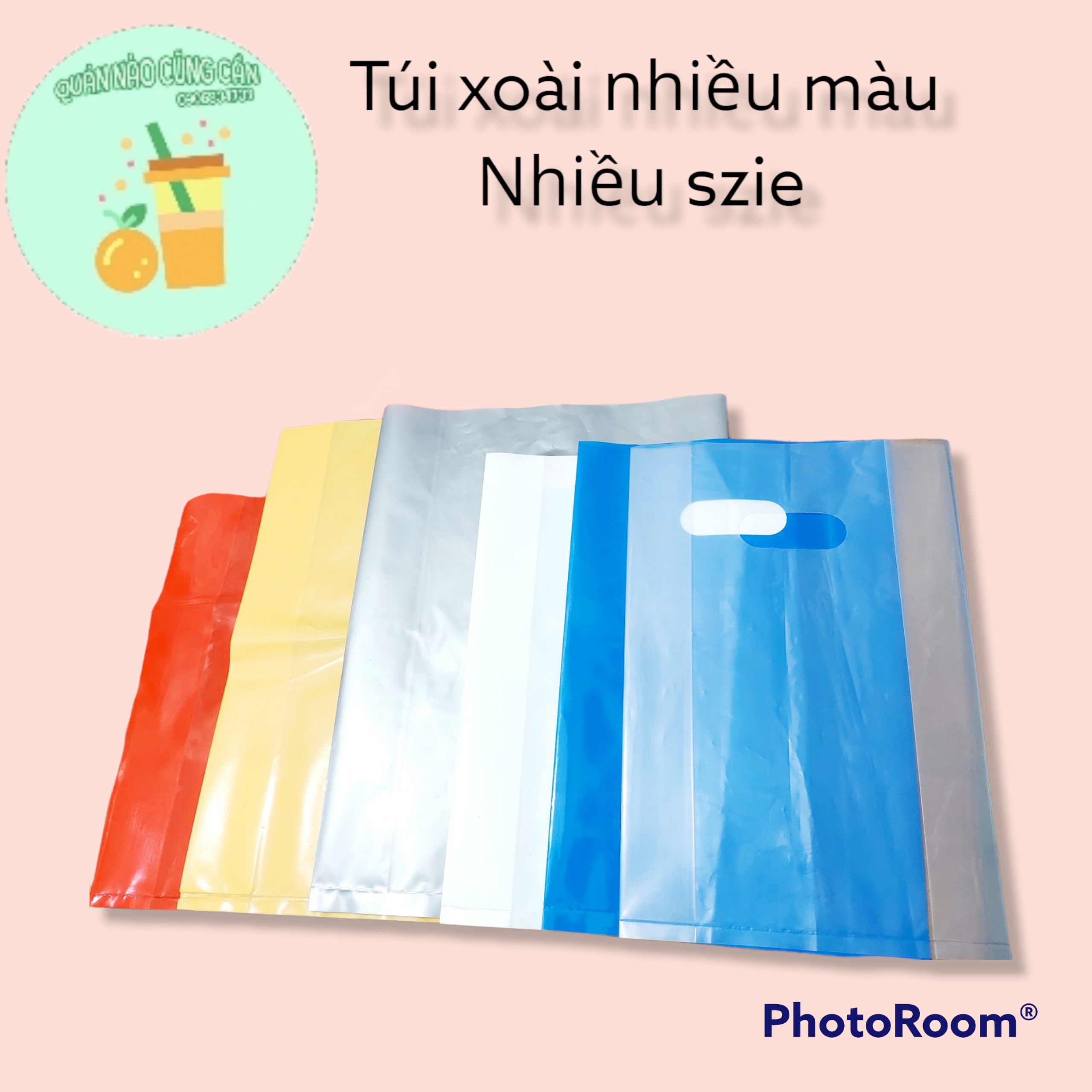 Túi Nilong, túi hạt xoài PE đựng quần áo, túi nilon đóng hàng shop cao cấp, dẻo trong loại 1 - 1kg - Quán nào cũng cần
