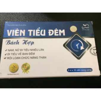 Hỗ trợ bổ thận  ấm bàng quang  tăng cường khả năng lọc của thận - Viên tiểu đêm BÁCH HỢP 20 viên