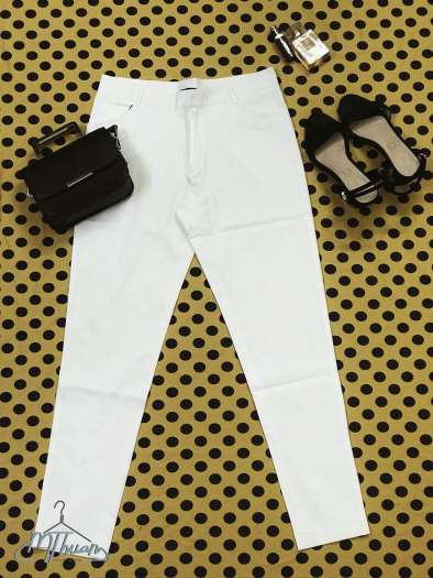 Quần Kaki Trắng Nữ