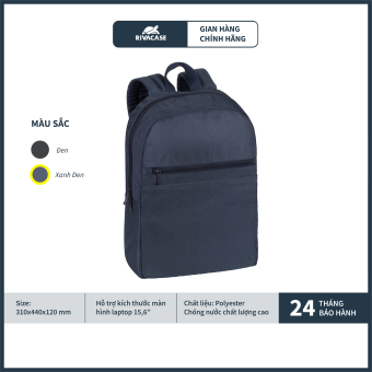 Balo Laptop Thời Trang Rivacase 8065 15.6 inch Siêu Nhẹ - Hàng Chính Hãng