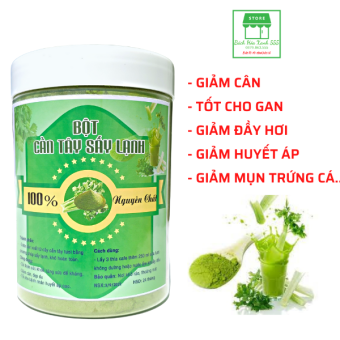 BỘT CẦN TÂY SẤY LẠNH, Bột Cần Tây Giảm Cân Nguyên Chất - Thanh lọc cơ thể, rau củ sạch 300gr