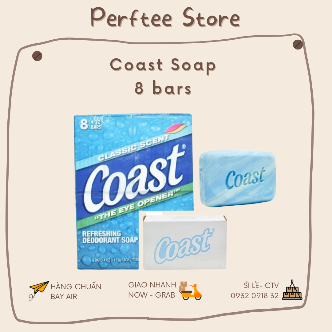 Xà bông cục coast 1 lốc 8 cục hàng mỹ • 𝑷𝑬𝑹𝑭𝑻𝑬𝑬 𝑺𝑻𝑶𝑹𝑬