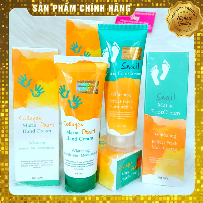 Kem dưỡng da tay + da chân sáng da mịn da maria nguyen