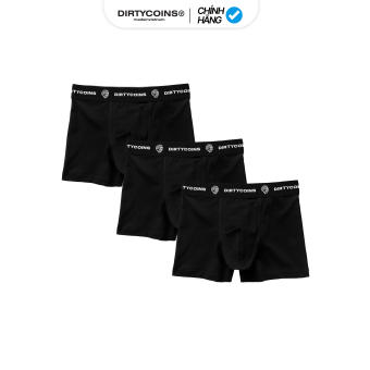 Logo Boxer - Black - Pack of 3