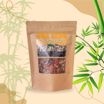 Sâu Tre Sấy Cay Giòn - Côn Trùng Sấy - Hàng Thượng Hạng - Hoa Mặt Trời Farm