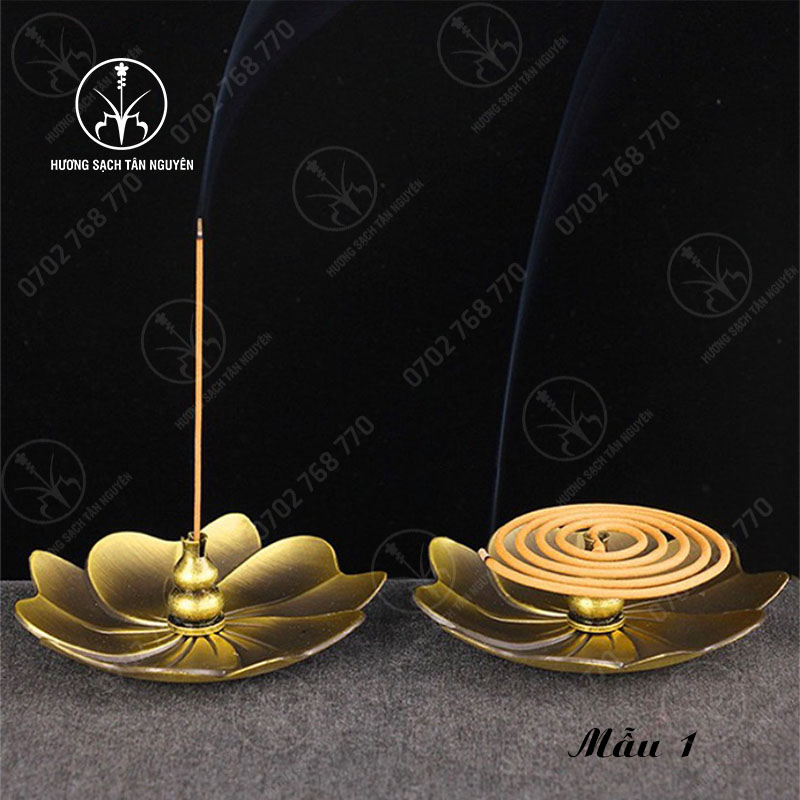 Đế cắm nhang Tân Nguyên, đế cắm nhang vòng, đế cắm hương không tăm chất liệu hợp kim