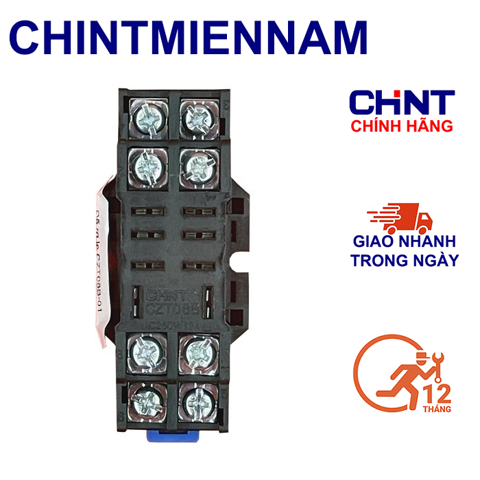 Đế rơ le trung gian 8 chân 14 chân czy czt chint