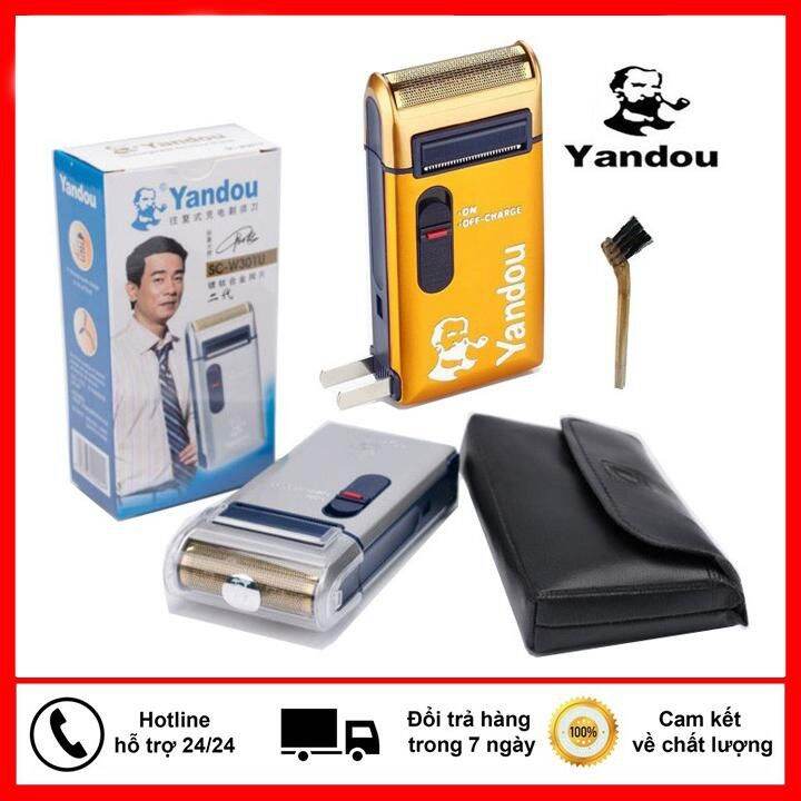 Máy Cạo Râu Yandou 551 Cao Cấp - Có Kèm Bao Da, Chổi Vệ Sinh