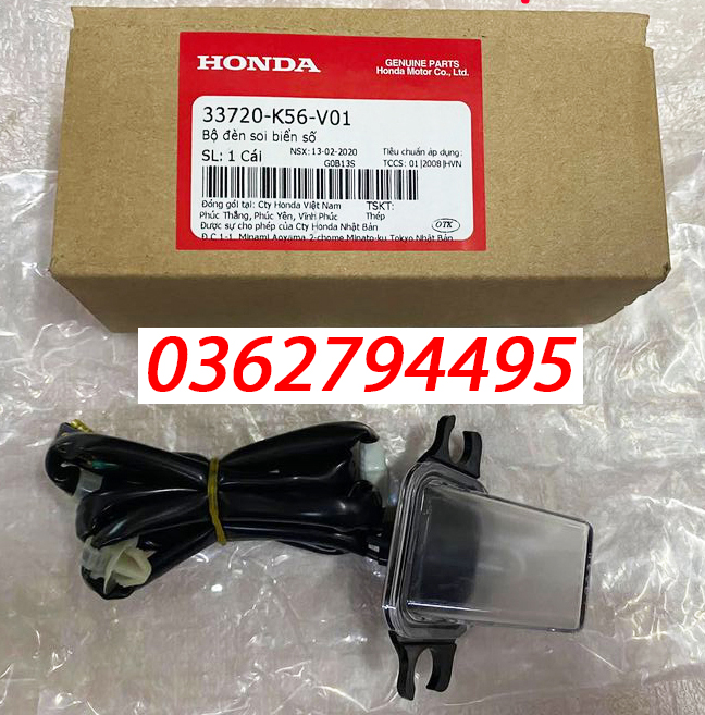 Đèn soi biển số xe winner v1/ Winner X Zin chính hãng Honda