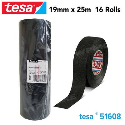 1 cuộn Tesa 51608 19mm x 25 m Ô Tô Dính Vải Vải Tape Đối Với Cáp Khung Dệt Dây Hệ Thống Dây Điện