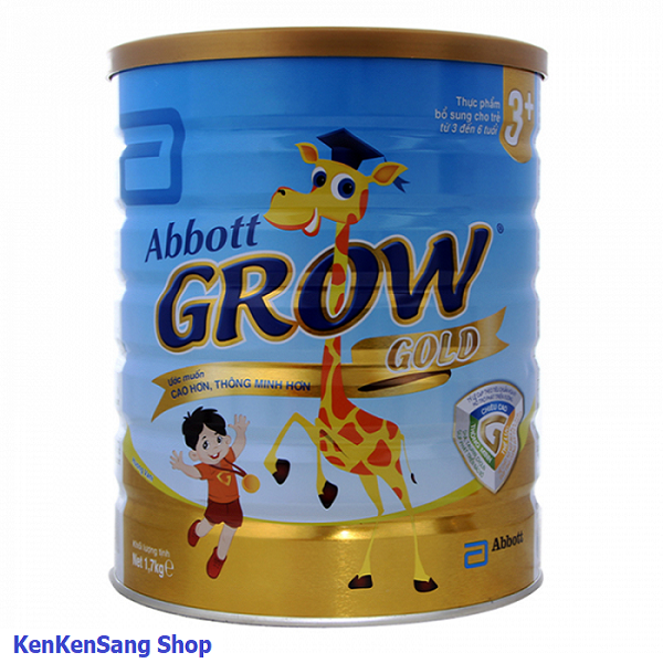 Sữa bột Abbott Grow Gold 3+ Hộp 1.7kg (cho trẻ từ 3 - 6 tuổi)