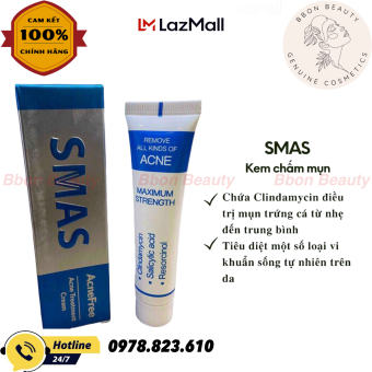 Kem Ngừa Mụn Smas AcneFree Acne Treatment Cream 25g - BBon Beauty Chính hãng