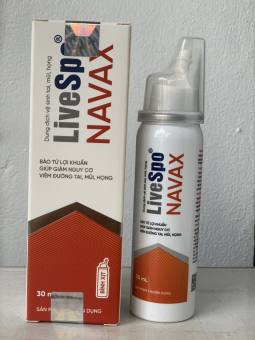 Xịt Navax chuyên dụng dạng chai xịt nhôm 30ml bảo vệ mũi họng hệ hô hấp xịt hỗ trợ giảm viêm nhiễm tai mũi họng