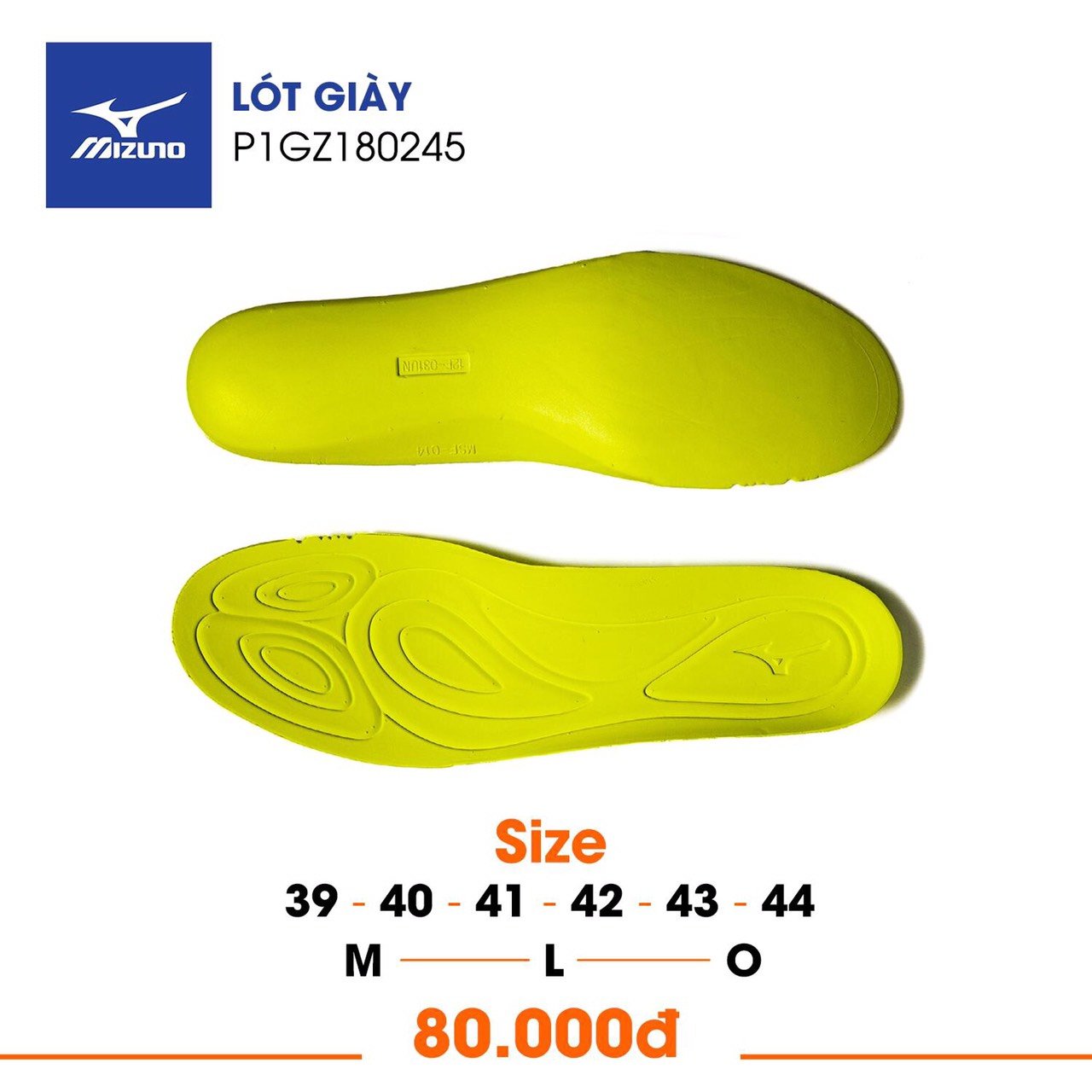 Lót giày mizuno lót 3 lớp đế giảm chấn