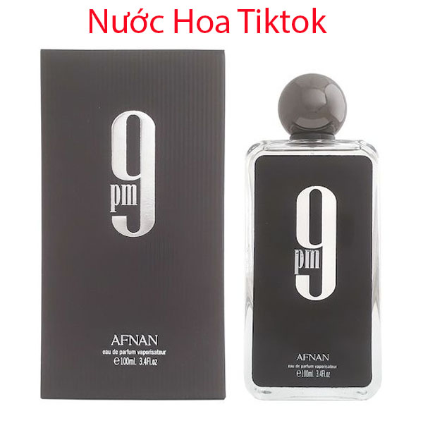 Nước Hoa Nam Afnan EDP 9pm mùi hương ngọt ngào quyến rũ, Nước hoa nam phong cách mạnh mẽ đầy cuốn hút, Nước Hoa Tiktok Uy Tín - Đẳng Cấp