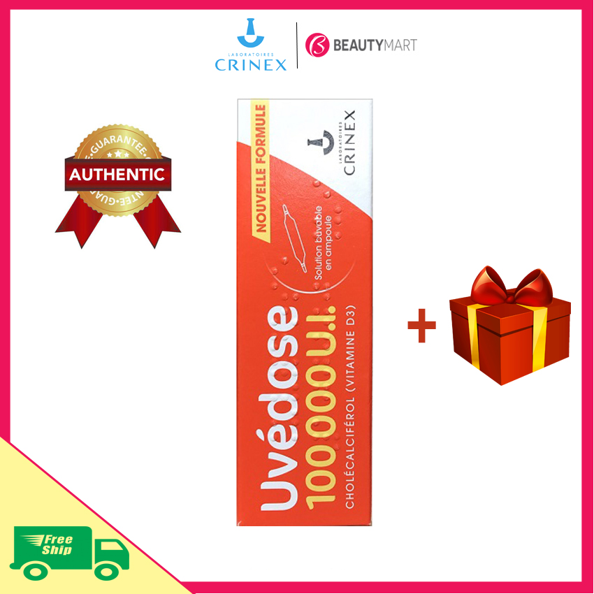 Vitamin d3 uvedose 100000 ui chính hãng pháp - beautymart