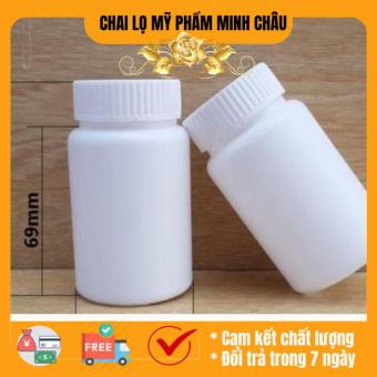 Hủ nhựa rỗng HDPE 120g đựng dược phẩm