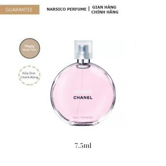 Nước Hoa Chanel, Nước hoa mini chấm Chanel Chance Eau Tendre hồng 7.5ml - Nước hoa hương nữ tính, dịu dàng, dầu thơm lưu hương đến 8h