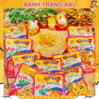 Mì sấy trẻ em Miu Miu vị phô mai thơm ngon chuẩn vị ăn vặt tuổi thơ 8x 9x 10x gói 22g