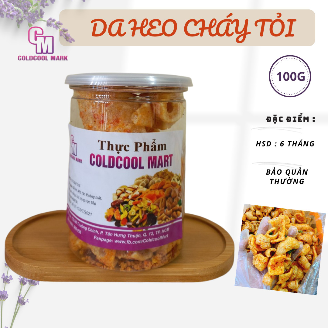 Da heo cháy tỏi 500g coldcool mart