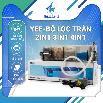 Bộ lọc tràn bể cá YEE tích hợp sẵn bơm 2 trong 1 | 3 trong 1 | 4 trong 1 | Lọc tràn tích hợp lọc thác đa năng