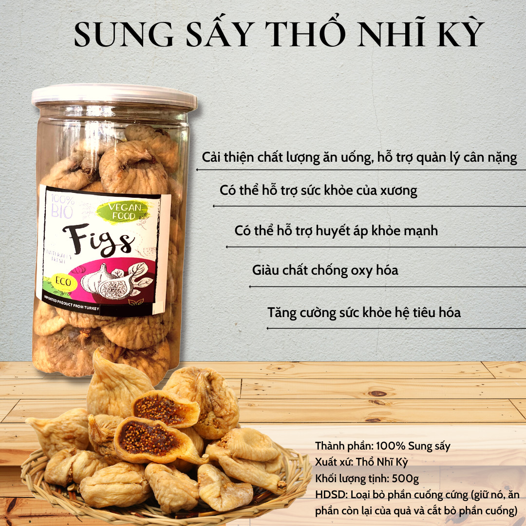 Sung khô thổ nhĩ kỳ - premium figs turkey the nuts valley