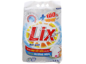 Bột giặt Lix Extra hương hoa 3.8kg