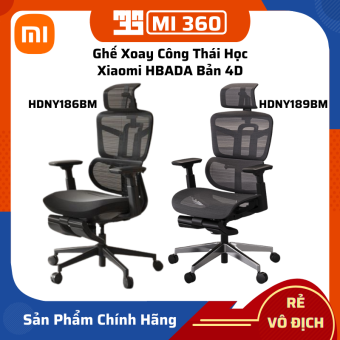 Ghế Xoay Công Thái Học Xiaomi HBADA Bản 4D HDNY186BM | HDNY189BM