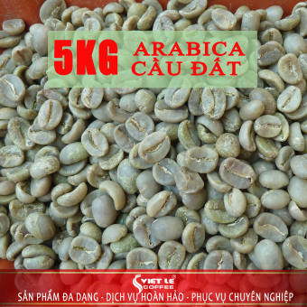 5Kg Arabica Cầu Đất nhân chưa rang