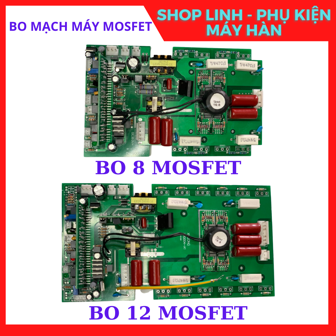 Bo mạch máy hàn,bo máy 8mosfet, bo 12 mosfet, bo mạch máy hàn điện tử