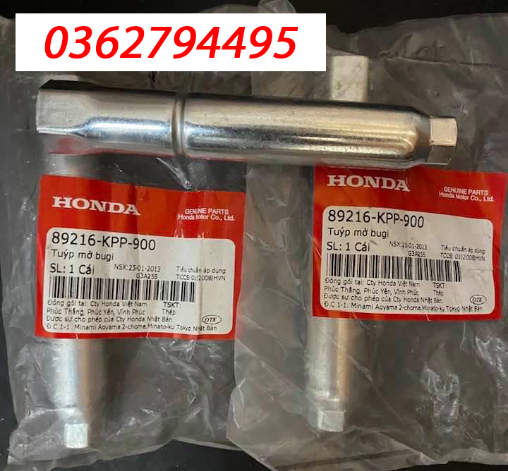 Tuýp mở/Tuýp tháo Bugi xe Winner/Sonic Zin chính hãng Honda