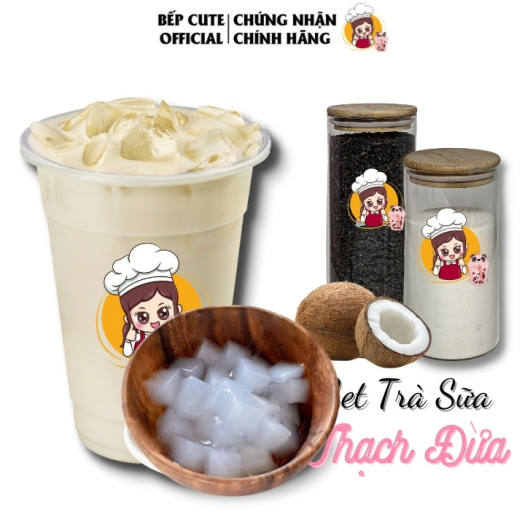 THẠCH DỪA NGON GIÒN MÁT GAN THANH NHIỆT GIÒN SỰT NGUYÊN LIỆU TỰ PHA TRÀ SỮA BẾP CUTE OFFICIAL