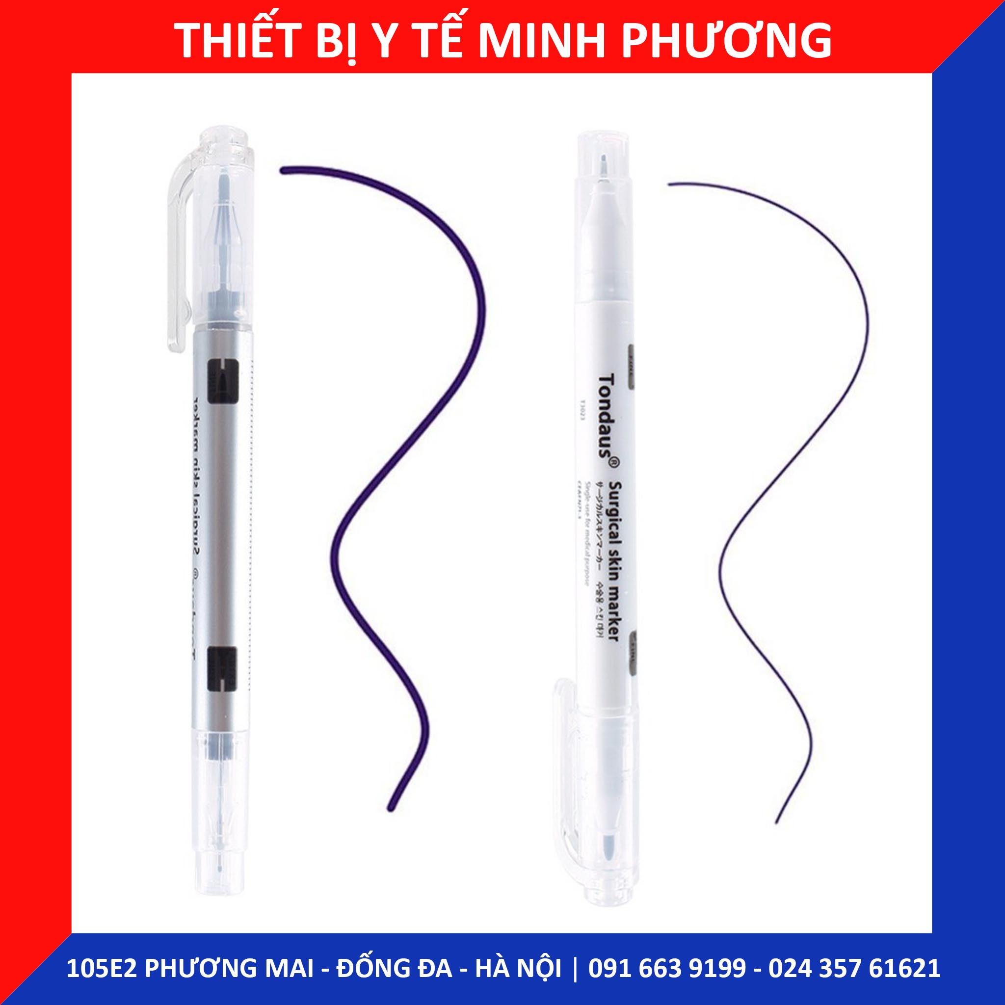 Bút đánh dấu phẫu thuật dùng trong phẫu thuật, thẩm mỹ