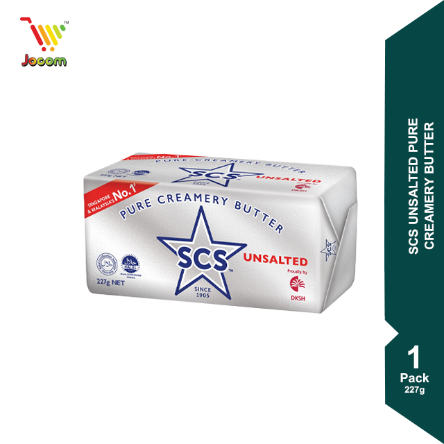 SCS Unsalted Pure Creamery Butter 227g [KL & Selangor Delivery Only]