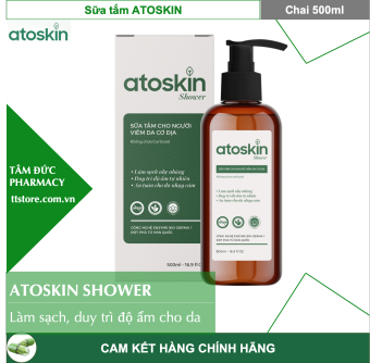 Sữa Tắm ATOSKIN [Chai 500ml] - ATOSKIN SHOWER - Dành cho người viêm da cơ địa