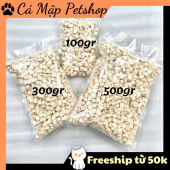 Thịt ức gà sấy khô nguyên miếng cho mèo và cún - thịt ức gà sấy đông khô dinh dưỡng