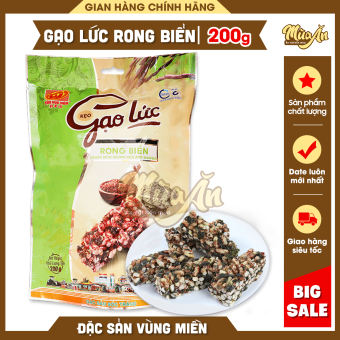 Kẹo gạo lức rong biền giòn ngon, kẹo gạo lứt Tân Huê Viên, kẹo rong biển 200g