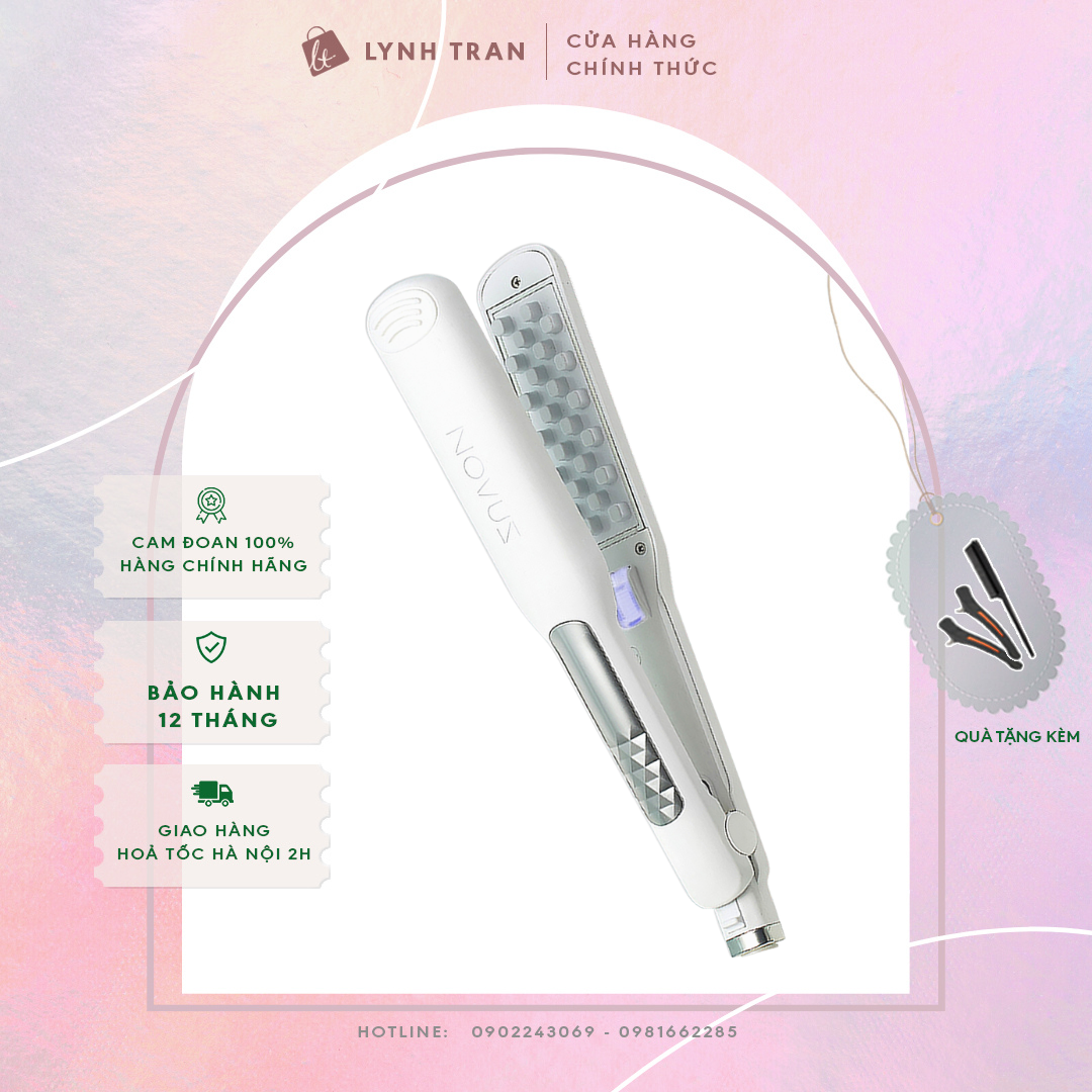 Máy dập phồng tóc Ion chân vuông Novus®
