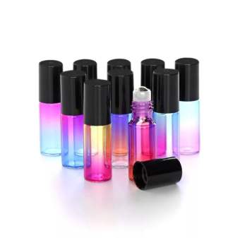 Combo 10 chai thủy tinh Chiết nước hoa bi lăn 5ml 7sáắc Cầu Vồng 🌈,