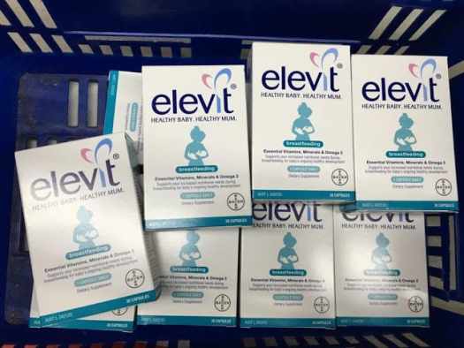 Elevit Cho Con Bú Và Phụ Nữ Sau Sinh 60 viên Của Úc