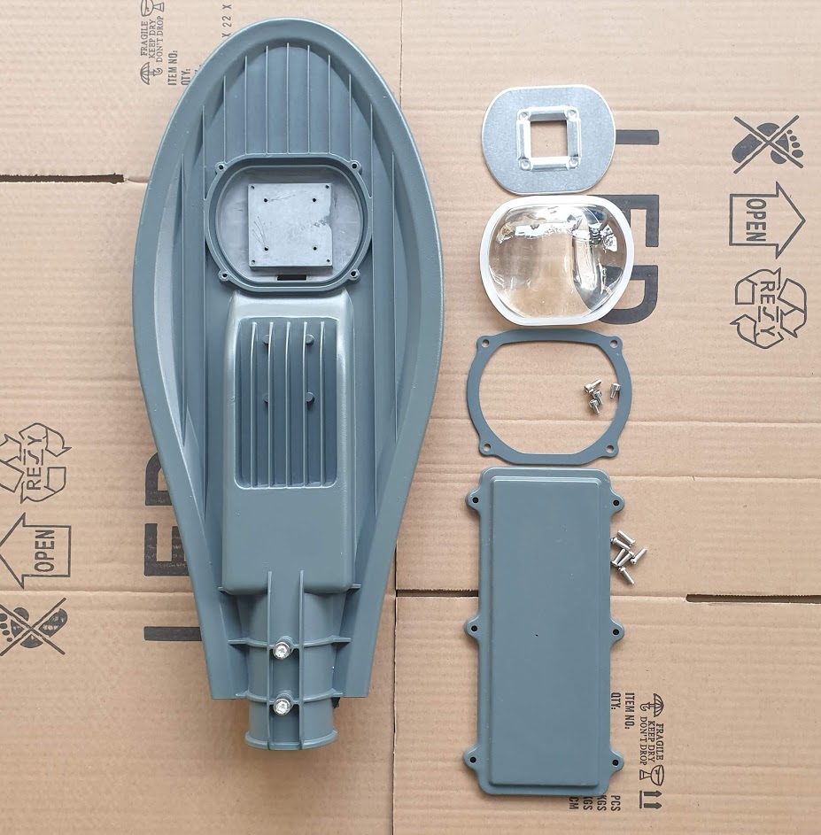 Vỏ đèn đường lá loại 30w và 50w loại 1 mắt led