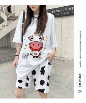 SET BỘ ĐỒ NỮ KIỂU BÒ SỮA ( ÁO+QUẦN ) THUN COTTON HOT TREND 2021 KIỂU DÁNG DỄ THƯƠNG. TP