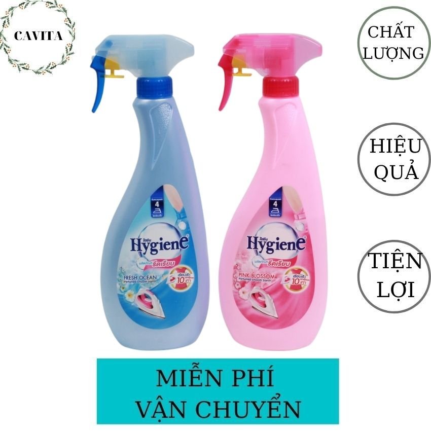 [FREESHIP] Nước Xịt Ủi Thơm Quần Áo Hygiene 550ml Thái Lan CAVITA giúp lưu hương lâu, quần áo sạch sẽ, tiết kiệm thời gian