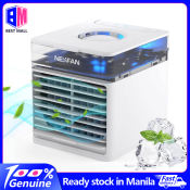 Portable Air Cooler Fan with 7 Colors LED - Best-mall