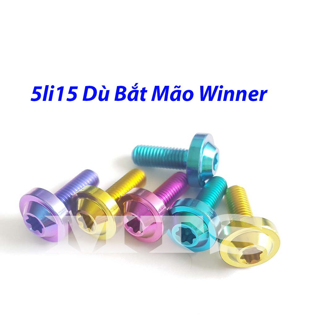 [HCM]Ốc Titan Gr5 5li15 Bắt Mão Winner X/Đồng Hồ Sonic Winner Và Nhiều Vị Trí