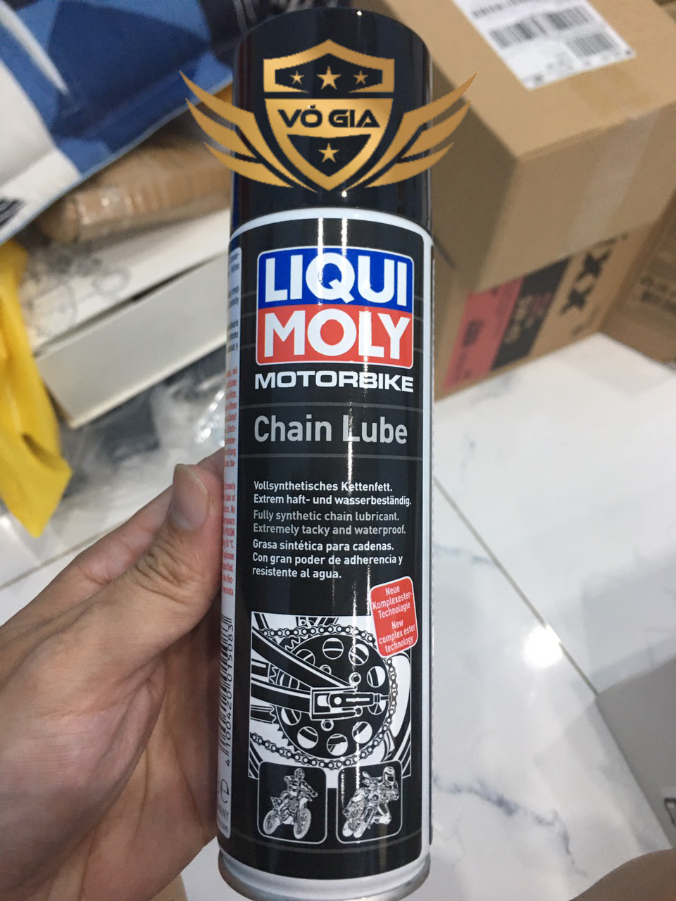Dưỡng sên Liqui Motorbike 1508 chai 250ml