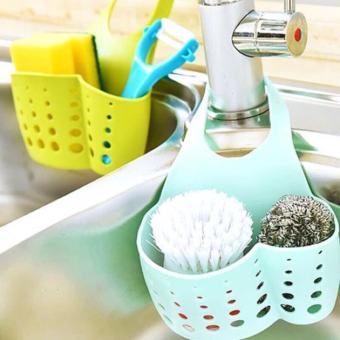 Giỏ đựng giẻ rửa bát - Móc treo silicon tháo lắp tiện lợi