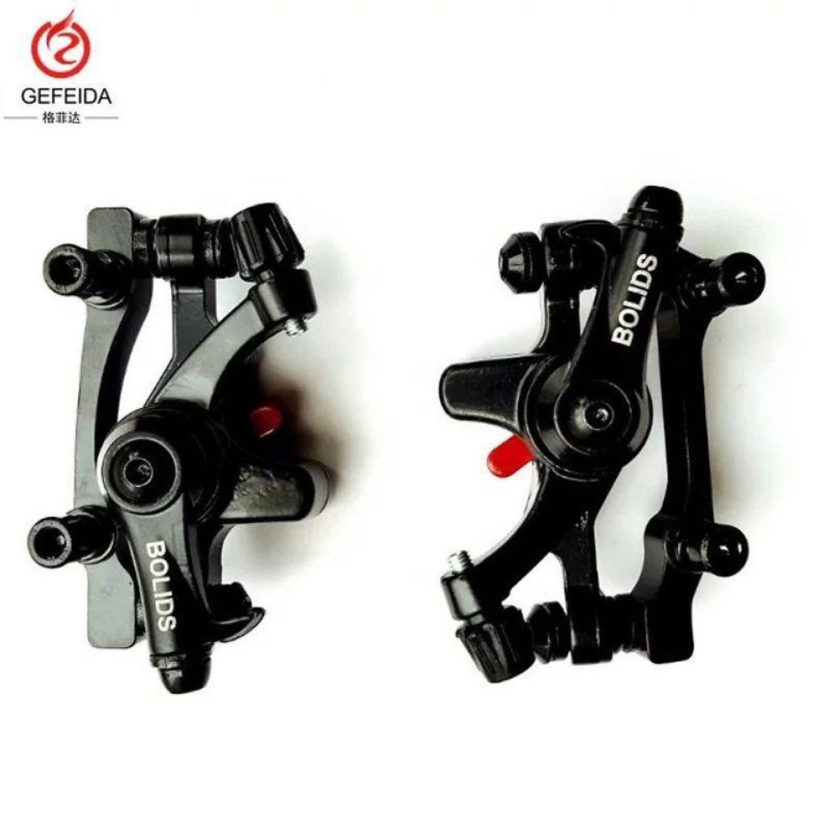 Bộ củ phanh đĩa trước và sau xe đạp thể thao BOLIDS - Hàng chính hãng