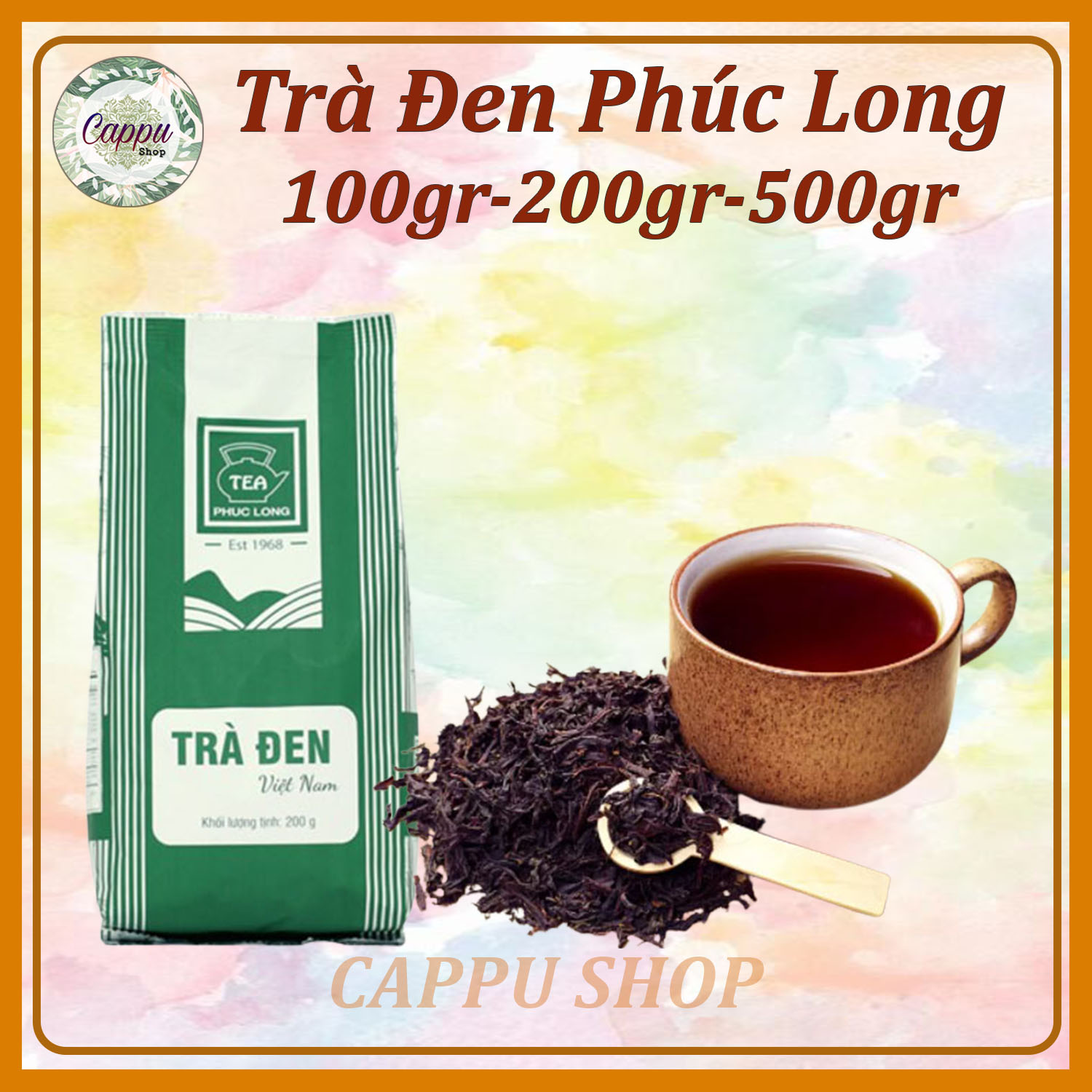 Trà Đen Phúc Long, Nguyên Liệu Làm Trà Sữa Trân Châu (500gr)